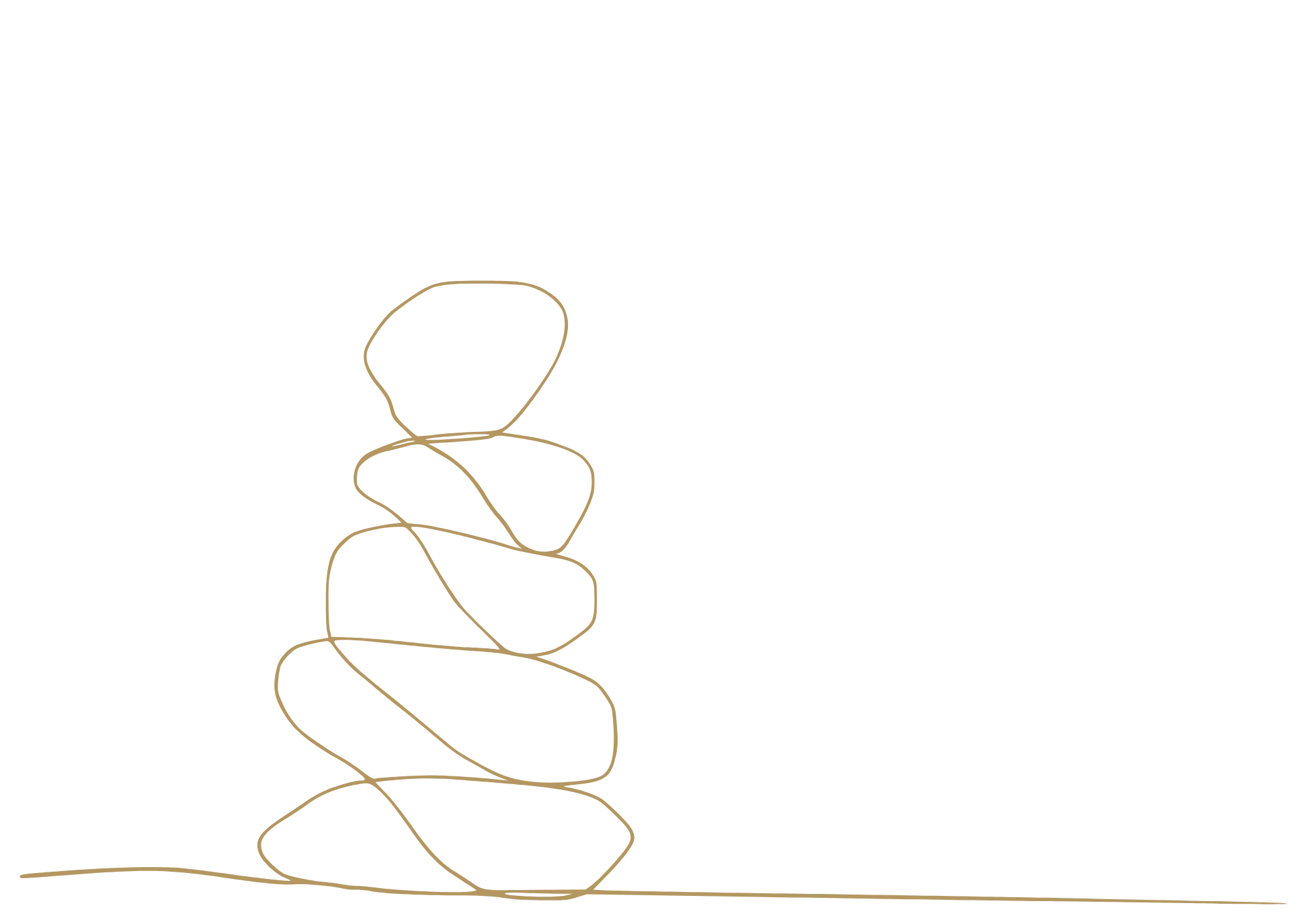 grafika monoline kamienie